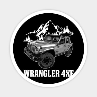 Jeep Wrangler 4xe jeep car name Magnet